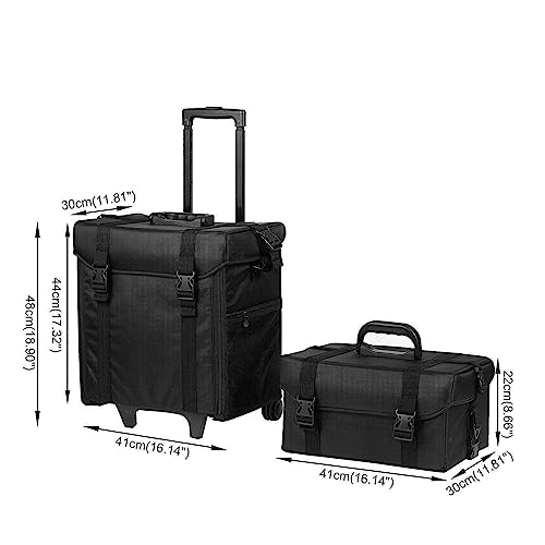 Chariot de maquillage détachable avec rangements modulables pour ongles et esthétique - 3