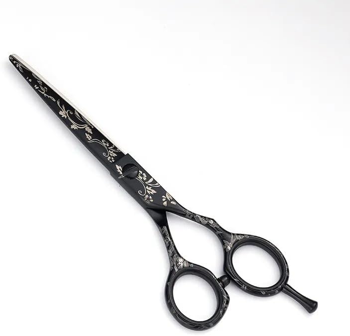 Hair Cutting Shears, 6 Inch Professional JP 440c Steel Plum Blossom Hair Scissors Haircut Thinning Barber Cutting Shears Hairdresser Scissors Set,
