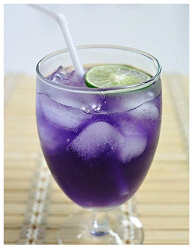 50 grams Organic Dried butterfly pea flower Clitoria ternatea Herbs Herbal healthy tea drink recipes food coloring Antioxidants aging wrinkles - Thumbnail 3