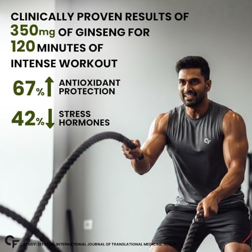 Image of Carbamide Forte Ginseng capsules for men | ginseng with ginkgo extract | Energy, Focus & Stamina Support - 60 Tablets