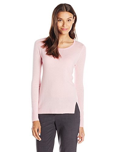 Amazon Brand - Lark & Ro Women's 100% Cashmere Soft Crewneck Sweater
