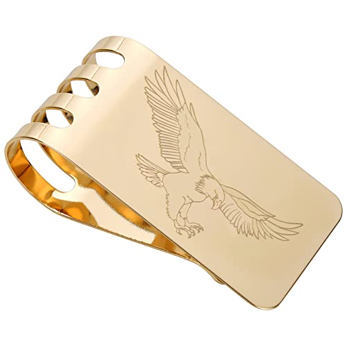 Image of Money Clip Spring Steel Cash Clips Large Capacity Minimalist Front Pocket Wallet