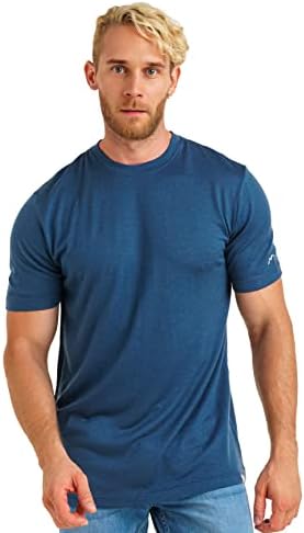 Merino.tech 100% Merino T-Shirt Herren Kurzarm Sport & Outdoor | Geruchshemmend, Atmungsaktive Merino Shirt Herren, Schnelltrocknend, Thermo, Kratzfrei, Antischweißshirt für Wander