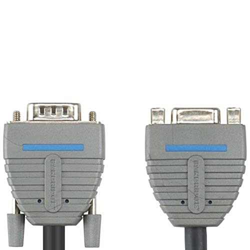 Bandridge Bcl1002 Cavo Vga 2 M Vga (D-Sub) Nero, Blu, Grigio