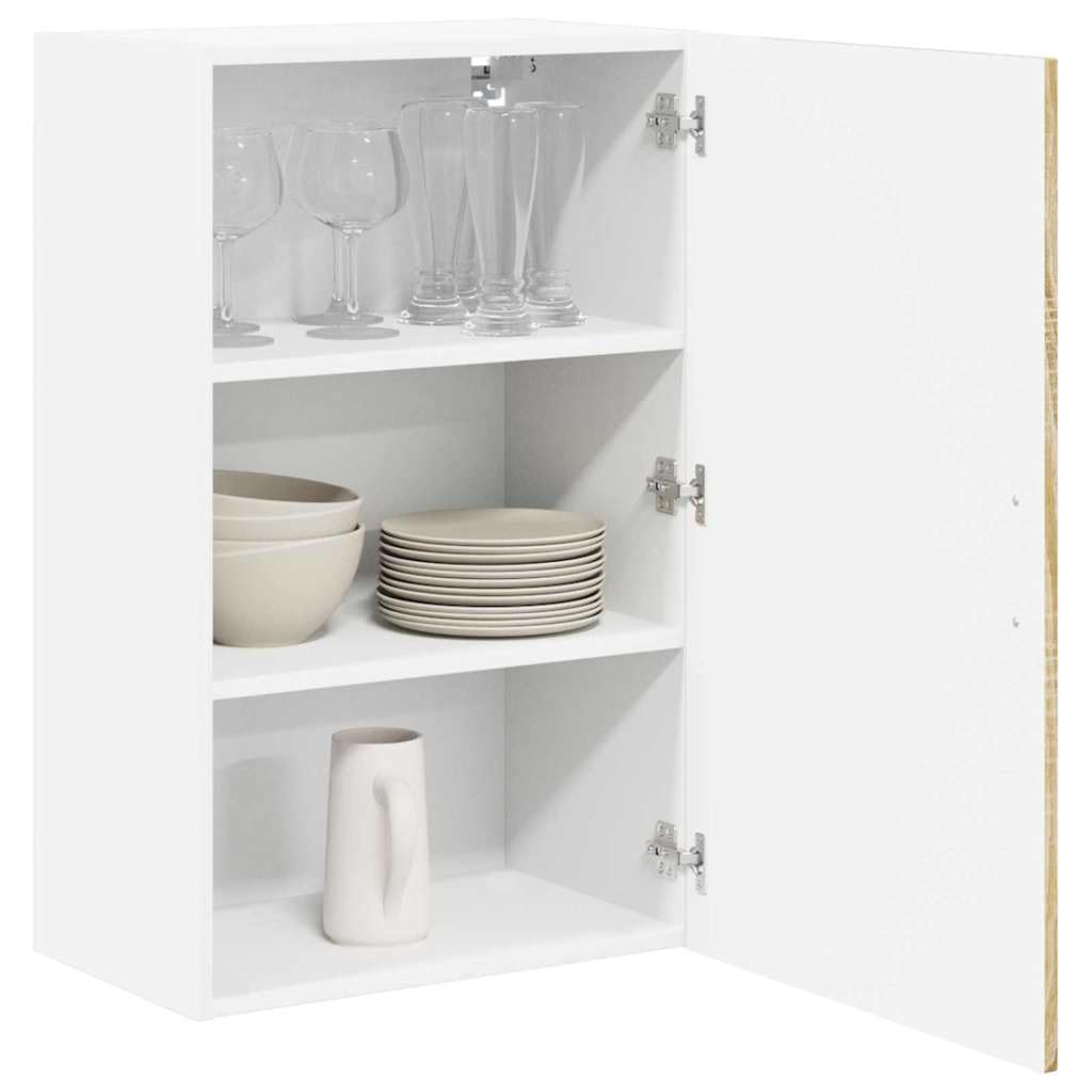 vidaXL Wall Cabinet LUCCA Sonoma Oak 50 x 31 x 80 cm Engineered Wood