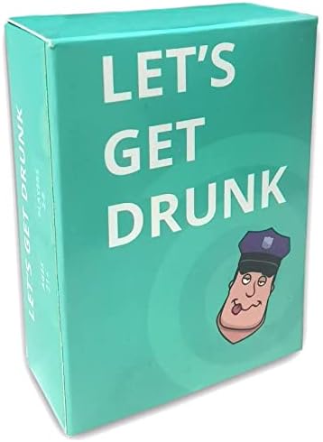 TZMAPU Let's Get Drunk - Drinking Games for Adults Party - Drinking Card Games for Adults - Fun Drinking Games
