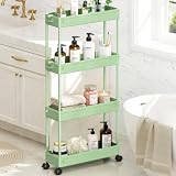 SPACEKEEPER Slim Rolling Storage Cart