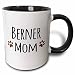 3dRose 154073_4 Berner Mom Mug 11 oz Black