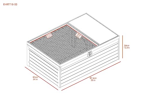ECOFLEX Sonoran Tortoise and Turtle House Habitat in Maple - Thumbnail 7