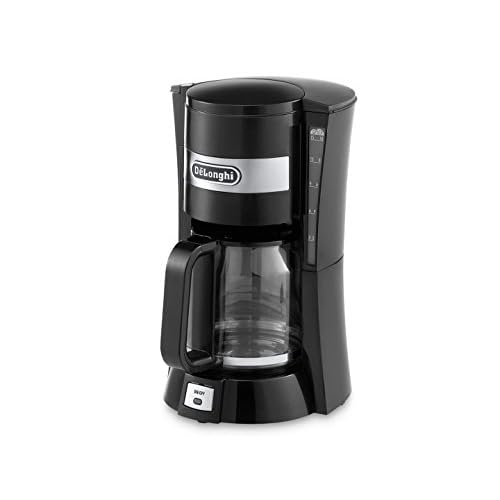 De’Longhi Filter Coffee Machine, 1.25 Liters, Auto shut off and Anti-Drip system, ICM15210.1 – Black
