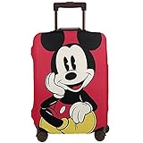 Red Travel Protector Suitcase Cover Elastic Luggage Cover Fits 22-24 Inch Luggage - Excluding...