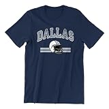 Dallas City Shirts Show Your Team Spirit with Short Sleeve Fan Shirt for Men T-Shirt, XL, Navy