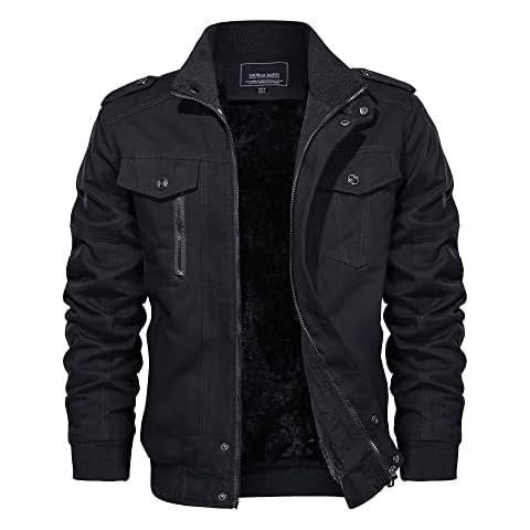 EKLENTSON Men's Warm Fleece Lined Jacket Cover