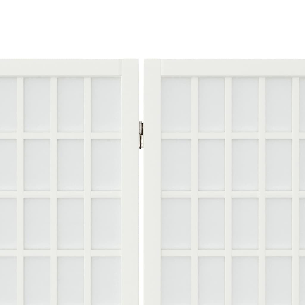 vidaXL Biombo plegable con 3 paneles estilo japonés blanco 120x170 cm