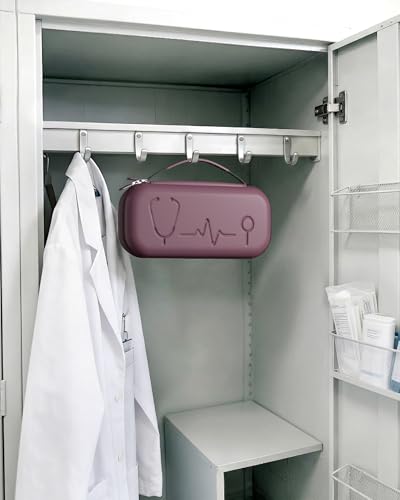 Image of ProCase Stethoscope Case for 3M Littmann Classic III & Cardiology IV -Plum | Hard Protective Carrying Bag Fits MDF, ADC, Omron Stethoscopes, Medical Storage Organizer for Nurses & Nursing Students