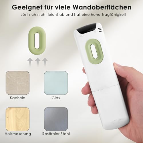 10 Stück 2025 Superstark Magnetische Wandhalterung Fernbedienung Halterung, Doppelmagnete Selbstklebend Universal - Fernbedienung Wandhalterung Aufbewahrung für Fernseher, Klimaanlage (Stil 1)