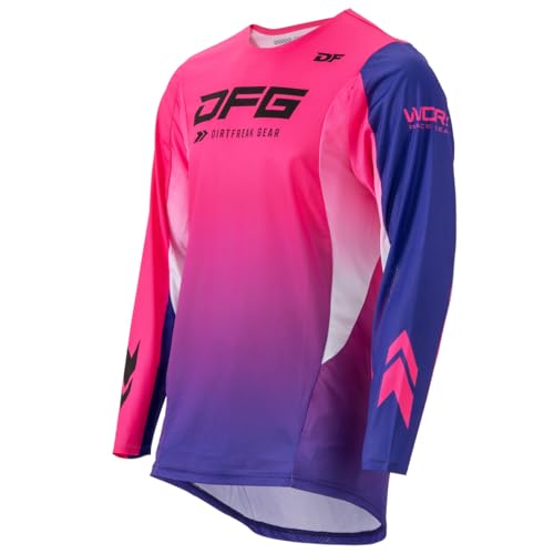 Amazon.co.jp: [ダートフリーク] DFG ワークス ジャージ ピンク L