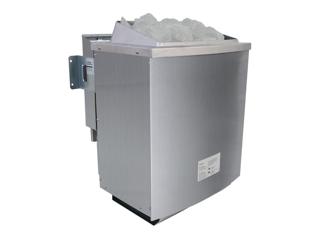 Karibu Sauanofen 9kW Bio-Saunaofen Kombiofen inkl. externer Steuerung und 18 kg Diabassteine Sparset 1