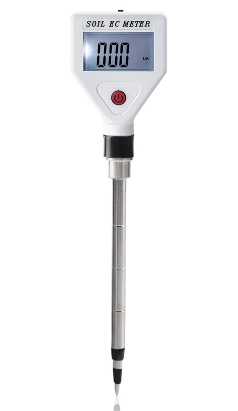 Probador de suelo, Medidor EC de suelo profesional 0-1999us/cm Sonda Metal alta precisión ATC probador conductividad Digital for tierras cultivo jardinería flores