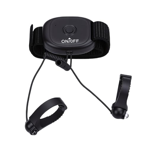 Annadue Linterna de Muñeca LED Brillante Manos Libres para Pesca Nocturna 8-12 Horas de Funcionamiento para Reparaciones Al Aire, Negro