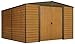 Arrow WR1012 Woodridge EG, 10 by 12-Feet Steel Storage Shed, ft. x ft, Neutral
