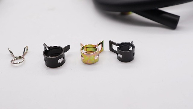 Image of 3.3Ft 5 Sizes-1 /8 inch 3 /16 inch 0.22 inch 1 /4 inch 5 /16 inch ID Fuel Line with 50Pcs Clamps Gas Tube Hose Compatible with Kawasaki EZGO Snowmobile Tractors Golf Cart ATV Motorcycle Small Engines Lawn Mowers