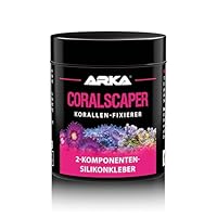 Korallenfixierer Aquarium – ARKA Coralscaper 2K-Silikon 120 g – sichere & dauerhafte Befestigung von Korallen & Ablegern im Meerwasseraquarium – rückstandsfrei, unter Wasser verformbar & einfach