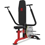 HVO Trizepsmaschine Dipmaschine Sitzend: Trizeps Bizeps Trainingsgerät Trizeptrainer für Zuhause im Sitzen Trizepsdrücken-Maschine Seated Tricep Dip Machine für Krafttrainingsgerät Rot