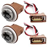 LIZAPUS 2PCS Tail Lights Socket Connector Kit Compatible with Polaris Sportsman 400, 450, 500, 550, 570, 600, 700, 800, 850, ACE, XP 550, XP 850, XP 1000 tail lamps (Rear) 2005-2018 3-PIN 4011101