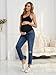Leovqn Women's Maternity Jeans Comfy Stretch Boyfriend Jean Over Belly Ripped Denim Pregnancy Pants,Sea Blue,XXL