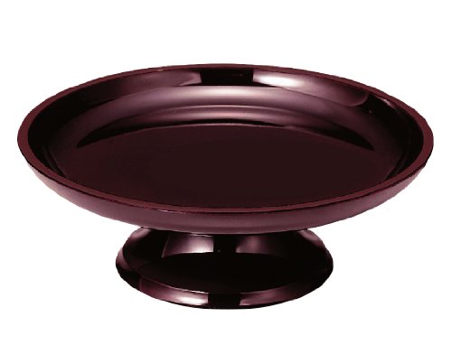 丸供物台 6.0寸山中漆器 国産 日本製 コンパクト お供え 和風 モダン 法事 供養 ディスプレイ 和室 モニュメント 祭壇 仏器 法要 贈り物 初盆 お彼岸 お盆 供物 墓参り 弔事 仏教文化 記念品 お供え物 伝統 和の器 お参り 月命日 先祖供養