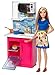 Produktbild Mattel Barbie DVX54 - Möbel Küche und Puppe, Ankleidepuppen-Zubehör