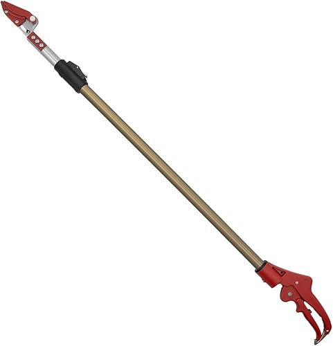 Zenport ZL615 Podadora telescópica de largo alcance, se extiende de 40 a 60 pulgadas, color naranja