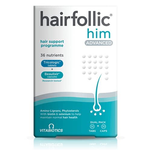 Image of Vitabiotics Wellman Hairfollic Man - 60 Tablets (Pack of 4)