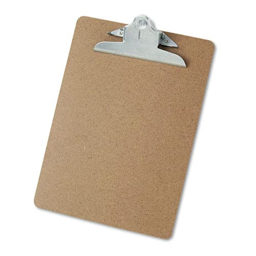 Hardboard Clipboard - Letter Size - Natural Brown Color #TOP13