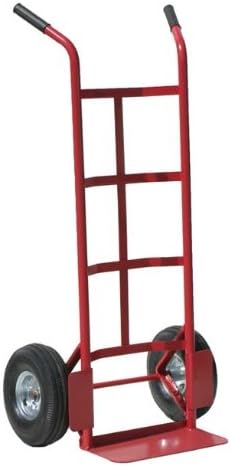 Bristol Tool Company Pneumatic Wheel Sack Truck – 200kg Capacity, Large Solid Loading Plate, Tubular Steel Construction, Large Pneumatic Wheels | Heavy Duty Hand Truck - Ideal for All Work Types