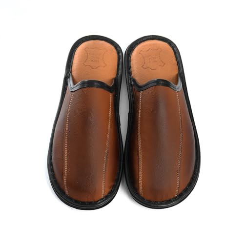 Chaussons en cuir homme faits main | Offrez un confort chaleureux unique