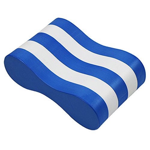 Ailike Foam Pull Float Leg Buoys Swimming Trainning Aid for Adults Kids (Blue-White)