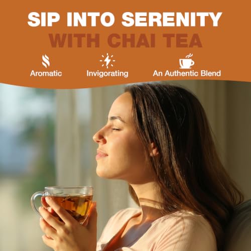 Image of HANDPICK Chai Tea Loose Leaf(12oz|150+ Cups) Delicious Indian Masala Chai