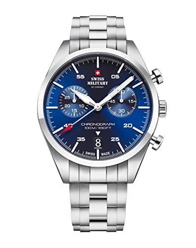 Montre homme Swiss Military quartz argent, le cadeau idéal pour lui