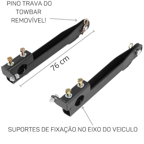 Maxx Diamond, Kit Engate Towbar Cambão para Eixo Vw a Ar Fusca - Buggy