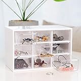 3 Ordentliche Aufbewahrung hält Unordnung auf dem Waschtisch, der Arbeitsplatte, der Kommode und dem Schreibtisch fern, indem alles an einem Ort aufbewahrt wird