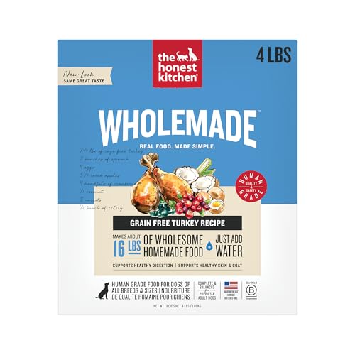 The Honest Kitchen Wholemade™ Grain Free Turkey Dog Food, 4 lb...