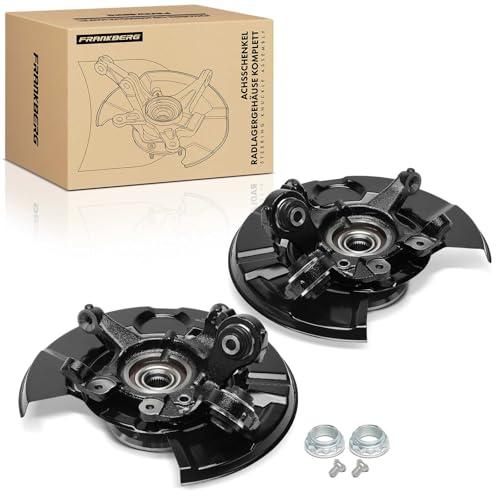 Frankberg 2x Fusée d'Essieu Suspension de Roue Arrière Gauche Droite Compatible avec Série 1 E81 E82 E87 E88 Série 3 E90 Série 3 E90 E93 E92 Série 3...