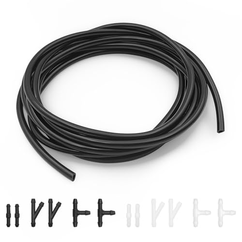 Universal Windshield Washer Hose Kit 4M Washer Fluid Tube with