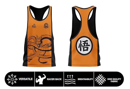 Image of AKIBA Mens Printed Fitness Workout Stringers Gym Stylish Vests