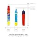 Coolplay Aqua Doodle Stift 5Pcs Wasserstifte für Malmatte, Wasserstifte Wasser Pen für Doodle Malmatte, Wasser Malmatte