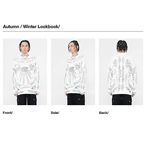 Gothic Dark Harajuku Sweater - Sportswear Casual Trend Head Print Thermal Street Hip Hop2