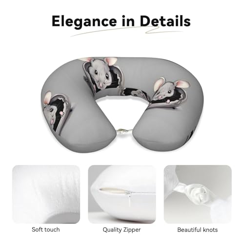 Almohada cervical de espuma viscoelástica negra miniatura 3