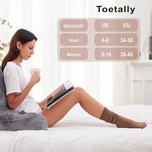 Womens Slouch Crew Socks Cozy Cotton Retro Ribbed Calf Scrunch Boot Socks for Casual Athletic 3 Pairs4